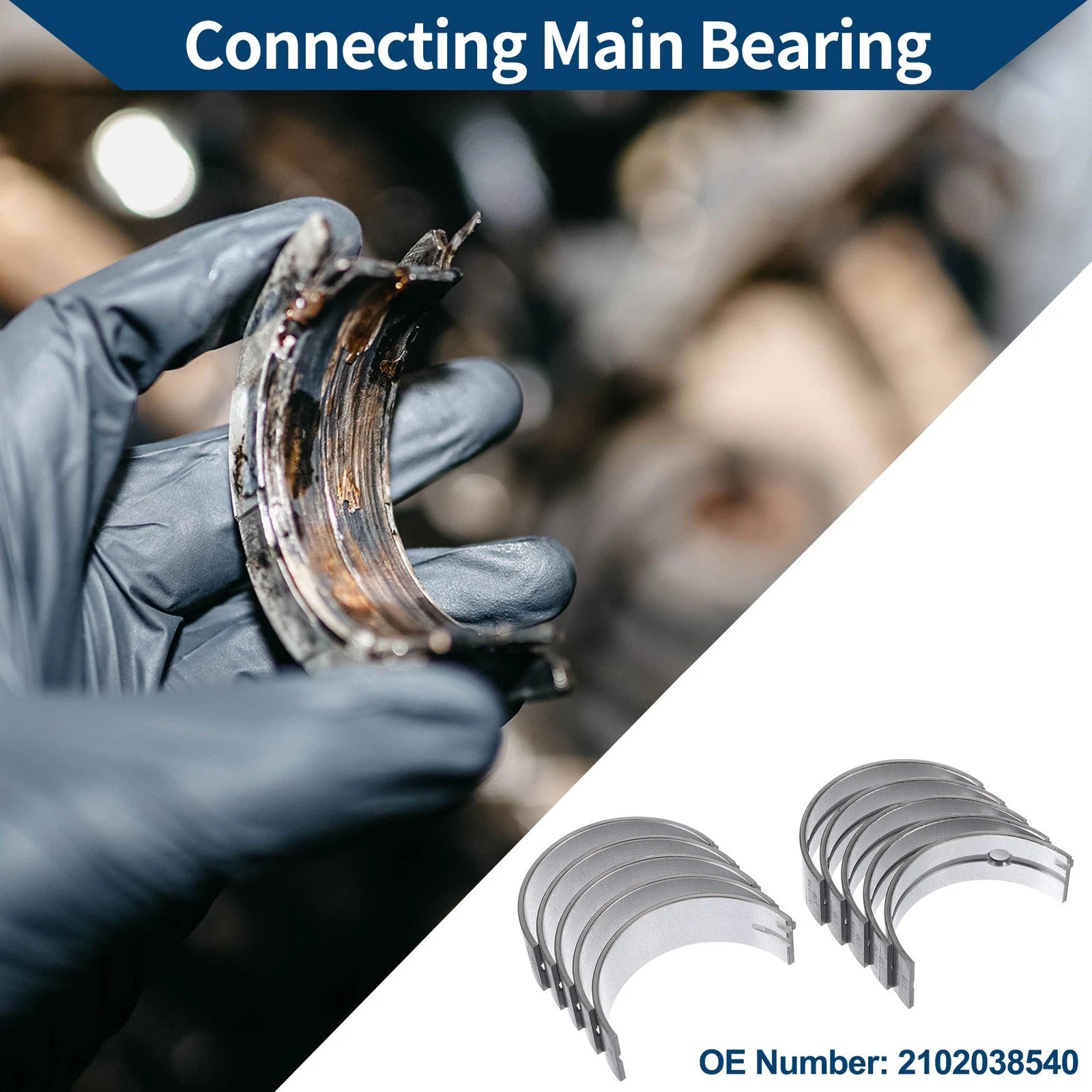 Main Bearing Set No.2102038540 for Hyundai Santa Fe (2000–2006)