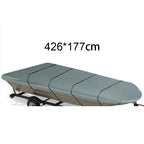 Outdoor Boat Dust Cover 426177cm with 4 Windproof Belts for Protection