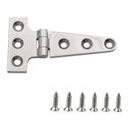316 Stainless Steel Marine Hinge T Design 100x50mm for RV Boat Cabinets