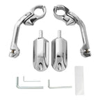 1-1/4" Chrome Long Pegstreamliner Highway Engine Guard Footpeg for Harley