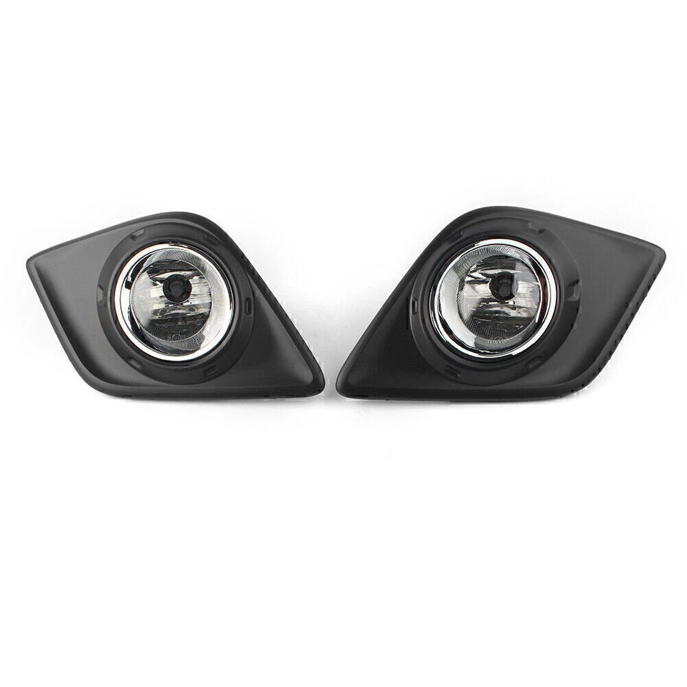 Pair 12V 19W Front Fog Lights for Toyota Hilux Revo (2015–2017)