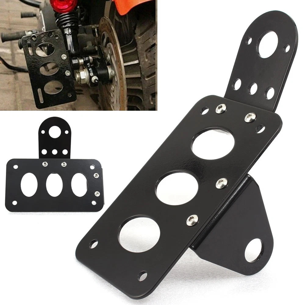 20mm Side Mount License Plate Bracket for Harley-Davidson Dyna