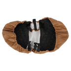 Leather Front Seat Cover for EZGO TXT (2000–2023) - Brown Checkered