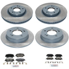 Set of 4 DuraGo Rotors & Bosch QuietCast Brake Pads for Forte5 (2014–2018)