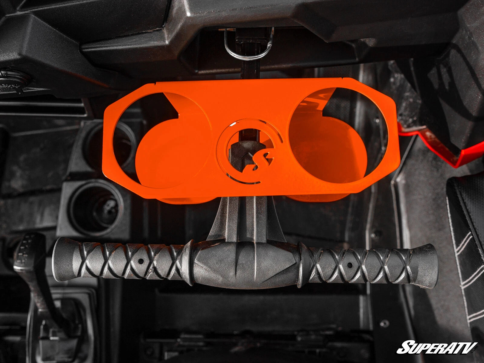 Grab Bar Cup Holder for Polaris RZR 900/1000 (2015–2023) - Orange