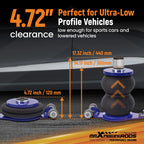 3 Ton Double Bag Pneumatic Jack for Car (Up to 17 Inch Lift)