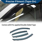 Car Window Deflectors for Hyundai Elantra Sedan (2007-2010) 2 x Side Vent Visors