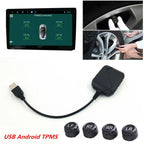 USB TPMS Tire Pressure Monitoring System for Android Car Navigation DVD Player