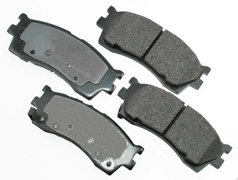 Front Disc Brake Pads Set of 4 Akebono ProACT ACT889 for Kia Rio Spectra (2003–2005)