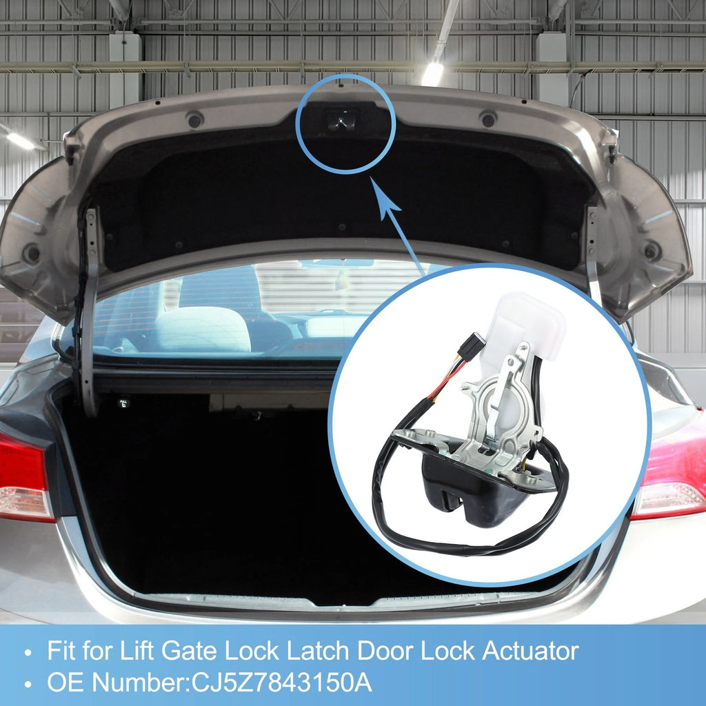 Liftgate Trunk Lid Lock Actuator with Cable for Ford Escape (2013–2019) No.CJ5Z7843150A