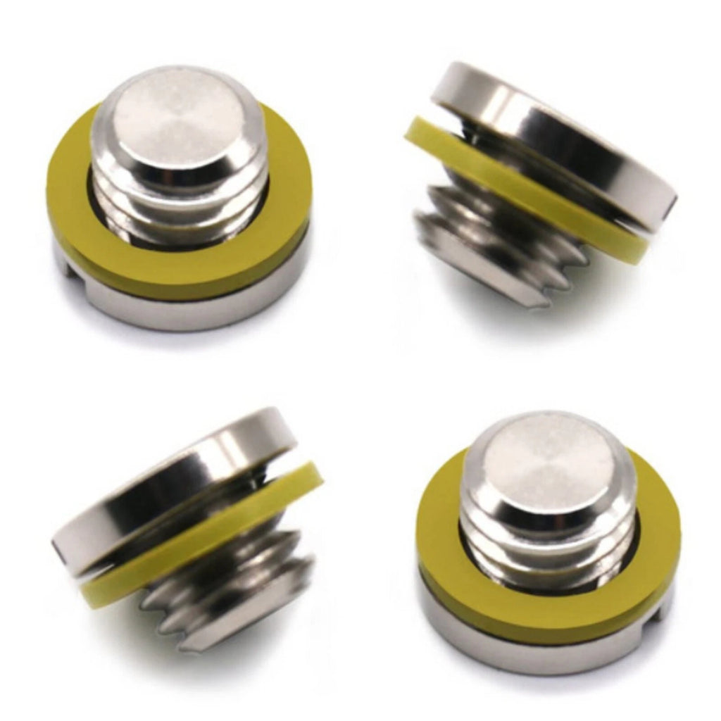 Set of 4 Lower Unit Drain Plug Gearcase Screws for Mercury (18-2244, 10-79953A2)
