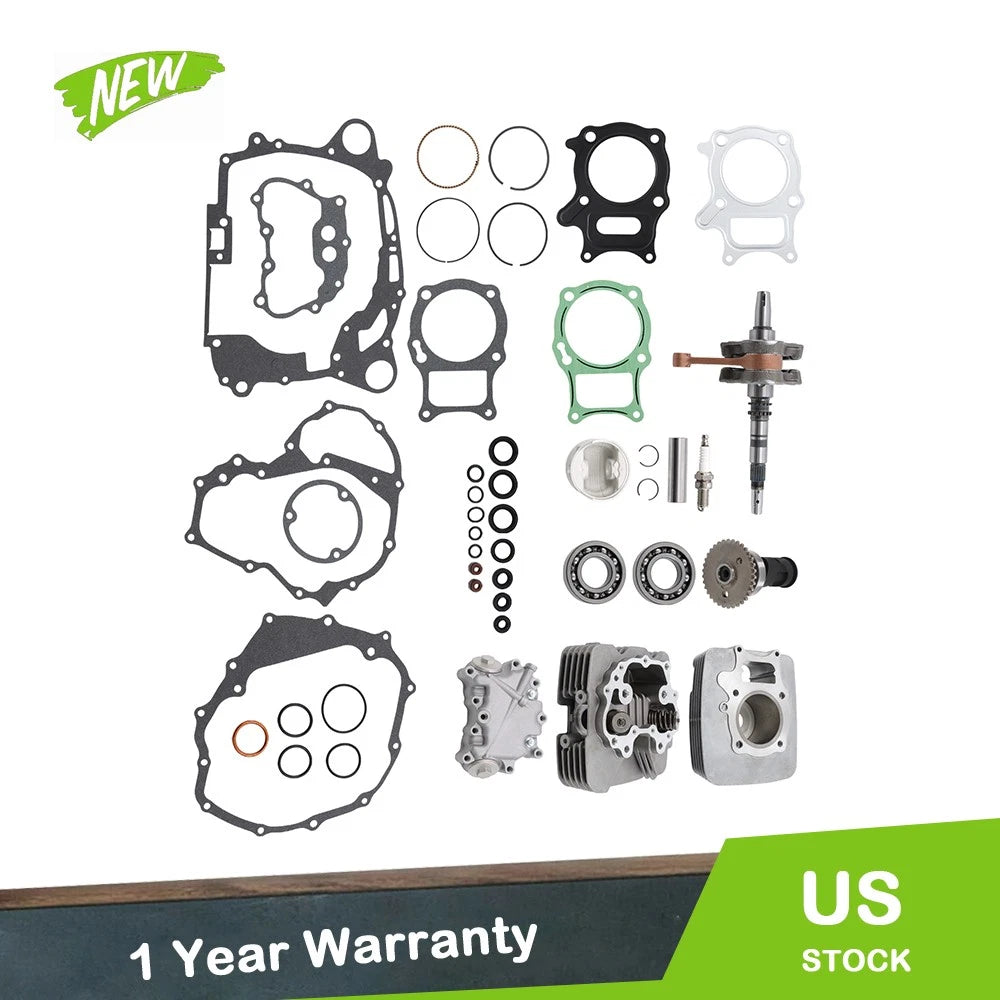Complete Cylinder Crankshaft Bearings Gasket Kit for Honda TRX250 (2000–2006) 13000-HM8-A40