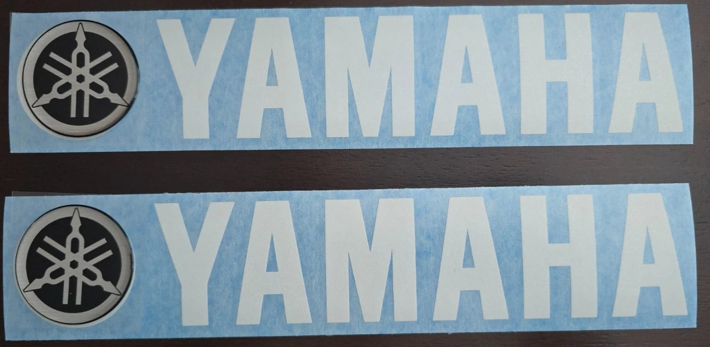 Pair of Yamaha 3D OEM Fender Decals for VX110 (2002–2006)