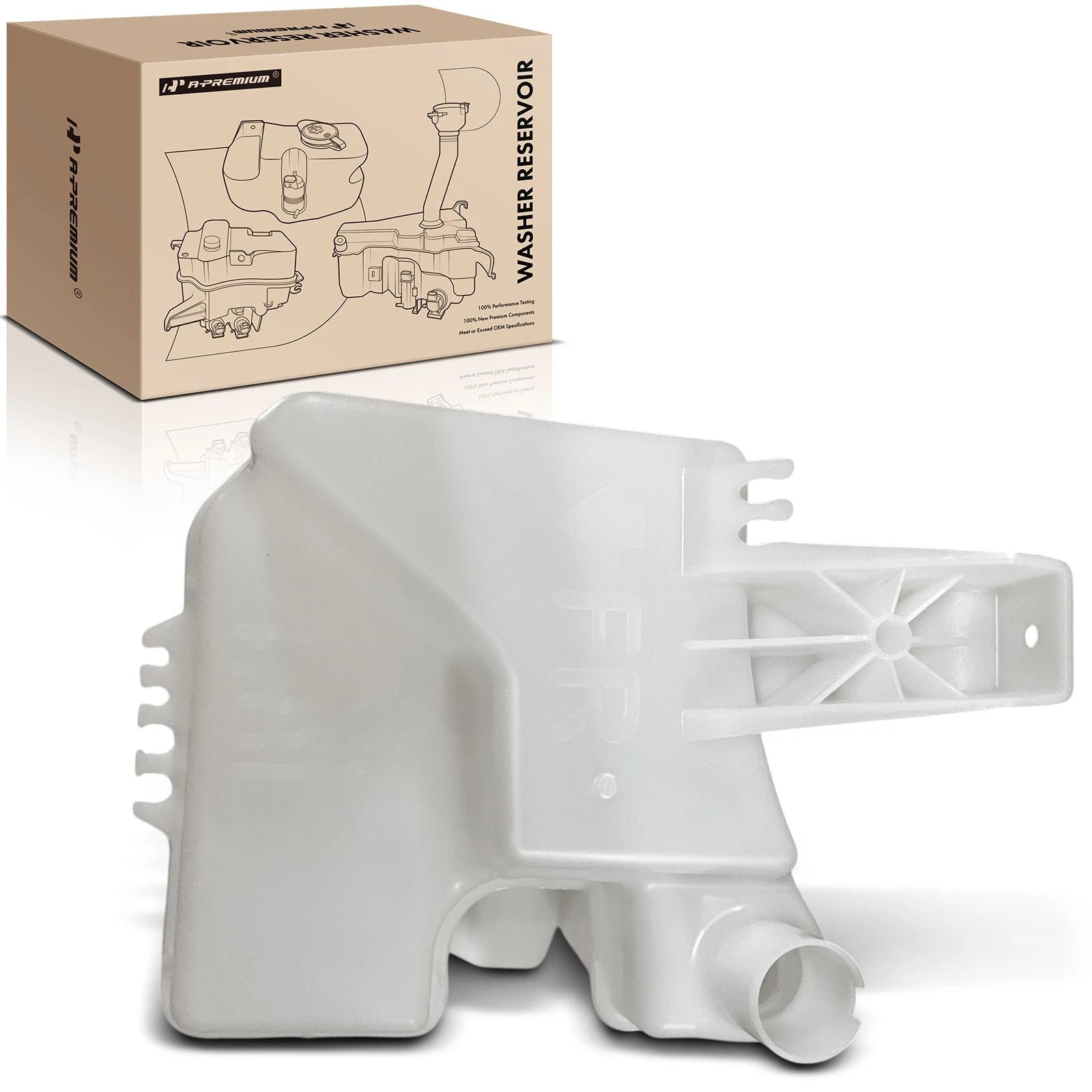 Windshield Washer Reservoir with Pump for Nissan Sentra (2018–2019)