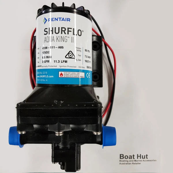 Shurflo Aqua King II 12V Freshwater Pump 3 GPM 55psi 4138-111-A65