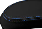 Console Lid Pull Over Cover for Ford Focus (2000–2007) Black Blue Stitch