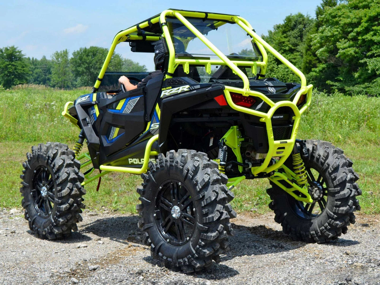 Heavy Duty Rear Windshield for Polaris RZR S 1000 (2016–2020)