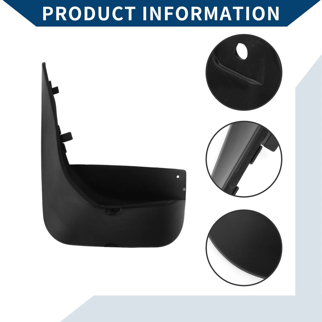 Set of 4 Mud Flaps Splash Guards for Mercedes-Benz S Class (2008–2014)