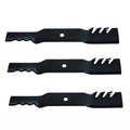 Set of 3 Mulching Mower Blades for John Deere E180 (Fits 54")