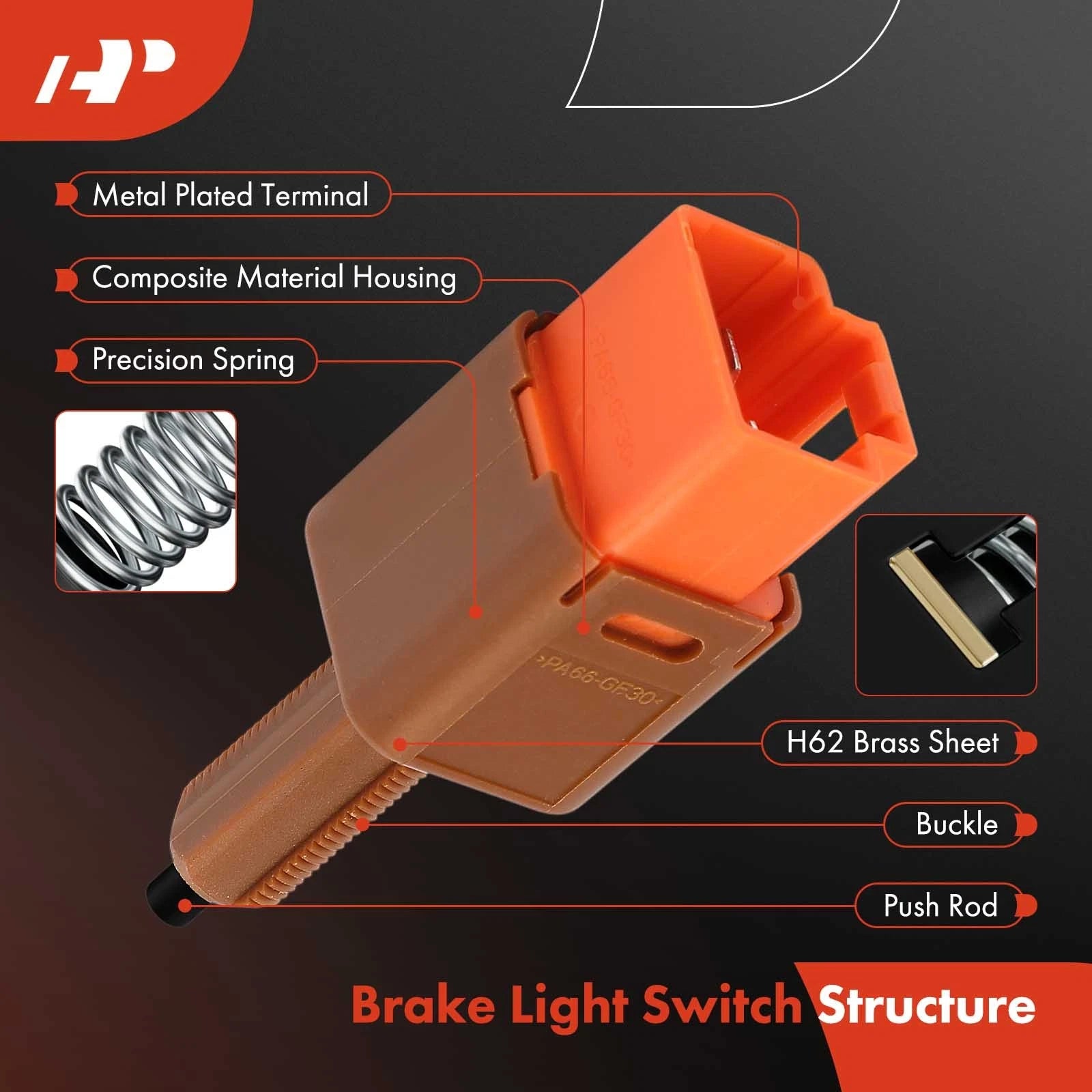 Brake Light Switch for Subaru BRZ WRX WRX STI (2014–2021)