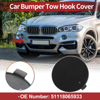 Front Tow Cover Cap for BMW X6 F16 M-Sport (2015–2019) No. 51118065933 Carbon Black