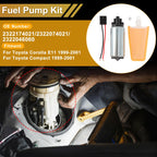 Set of 2 Metal Electric Fuel Pumps for Toyota Corolla E11 (1999–2001) 2322174021