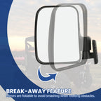 Set of 2 Side Rear View Mirrors for Polaris Ranger XP 900 (2013–2019)
