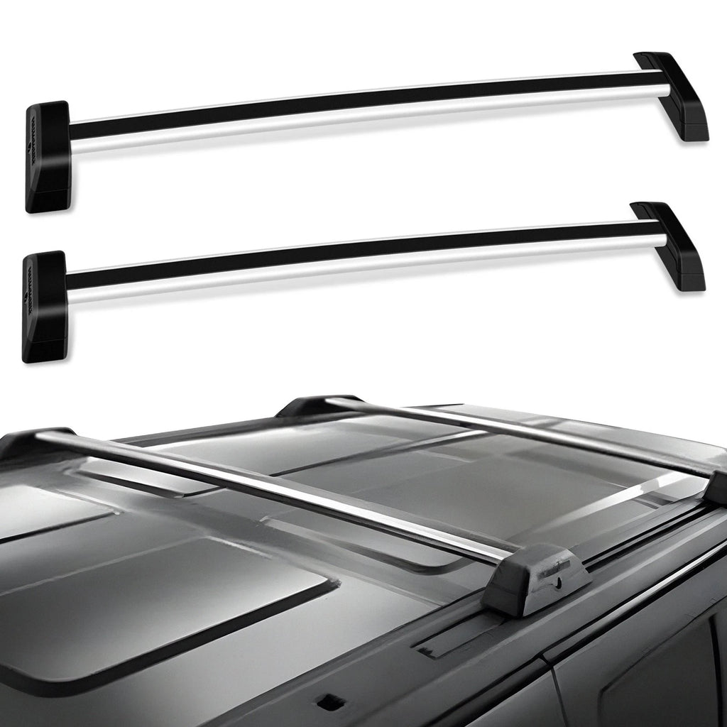 Roof Rack Cross Bar Set for Hummer H3 H3T (2006–2010) - Black, W/Lock
