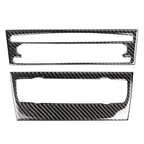 Carbon Fiber Console CD Panel Cover Trim for BMW 3 Series E90 E92 E93 (2005–2012)