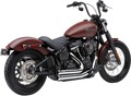 Cobra 909 Exhaust for Harley Softail (2018–2020) Chrome Performance Pipe