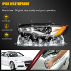 Right Headlight Assembly for Audi A6 S6 (2012–2015) HID/Xenon Projector