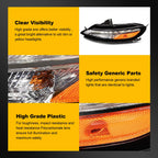 Headlight Assembly for Jeep Cherokee (2014–2018) Left Side