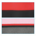 8 Pcs Door Panel Armrest Covers for Honda Civic (2016-2020) Red with Red Line