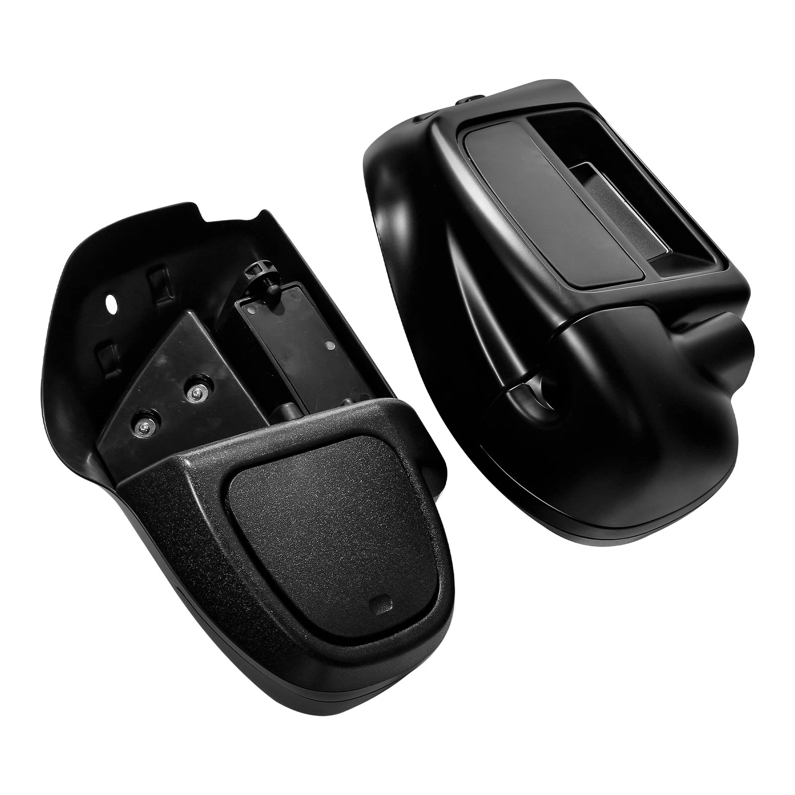 Lower Vented Leg Fairing for Harley Touring Street Glide (2014–2023) Black Denim