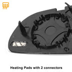 Right Side Heated Mirror Glass for Audi Q3 (2011–2018)