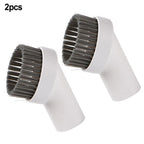 Round Vacuum Brush Attachment 2X for Standard Connectors