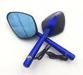 CNC 8mm/10mm Motorcycle Rearview Side Mirrors for Street Sports Bike Chopper
