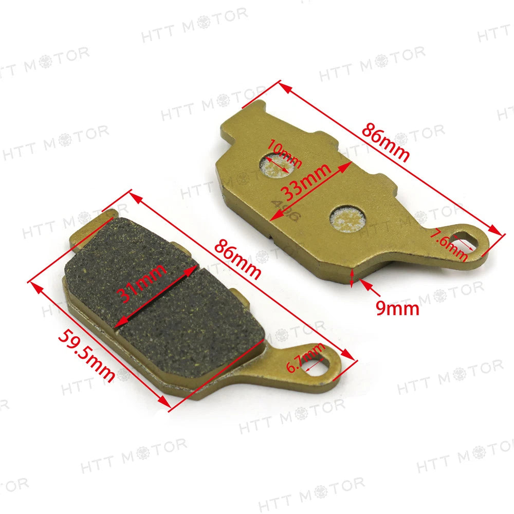 Disc Brake Pad Set for Honda Kawasaki Suzuki (FA496)