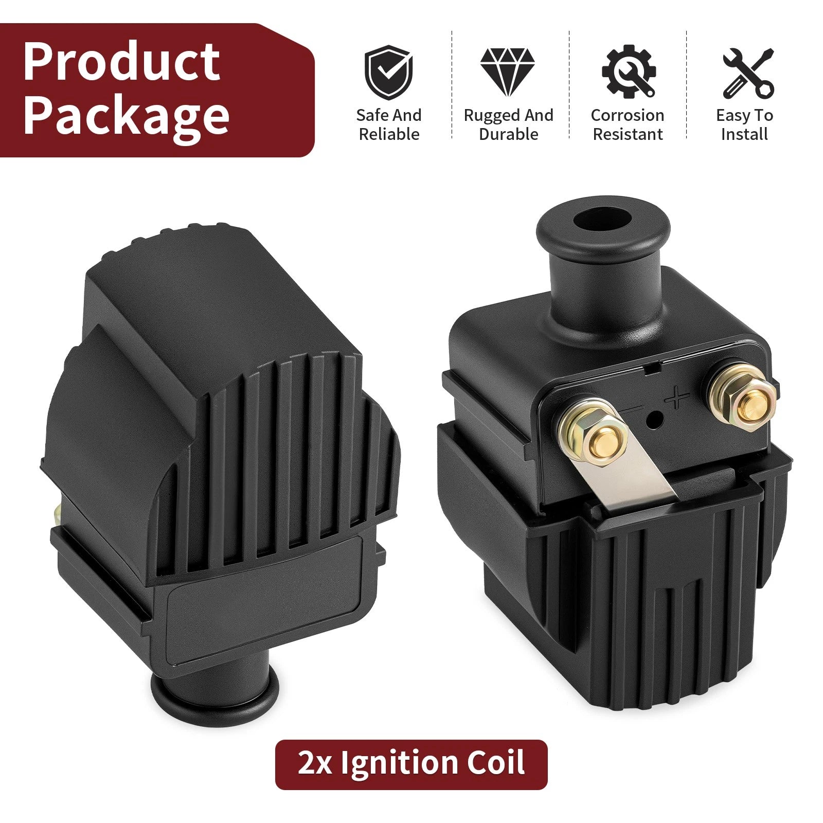Ignition Coil for Mercury & Mariner Outboards (6-50 HP)