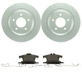 Set of 2 Bosch Rear 302mm Disc Brake Rotors & Ceramic Pads for Mazda 5 (2006–2015)