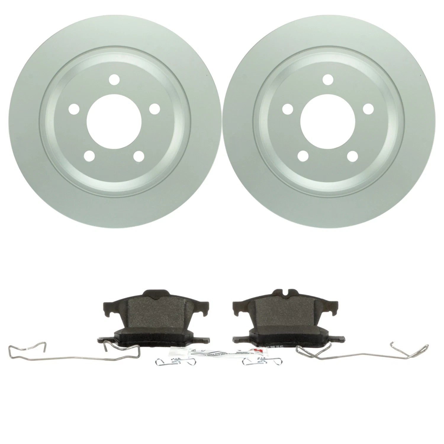 Set of 2 Bosch Rear 302mm Disc Brake Rotors & Ceramic Pads for Mazda 5 (2006–2015)