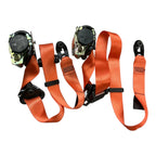 Set of 2 Front LH & RH Side Seat Belts for Ford Transit 150 250 350 (2020–2026) ORANGE