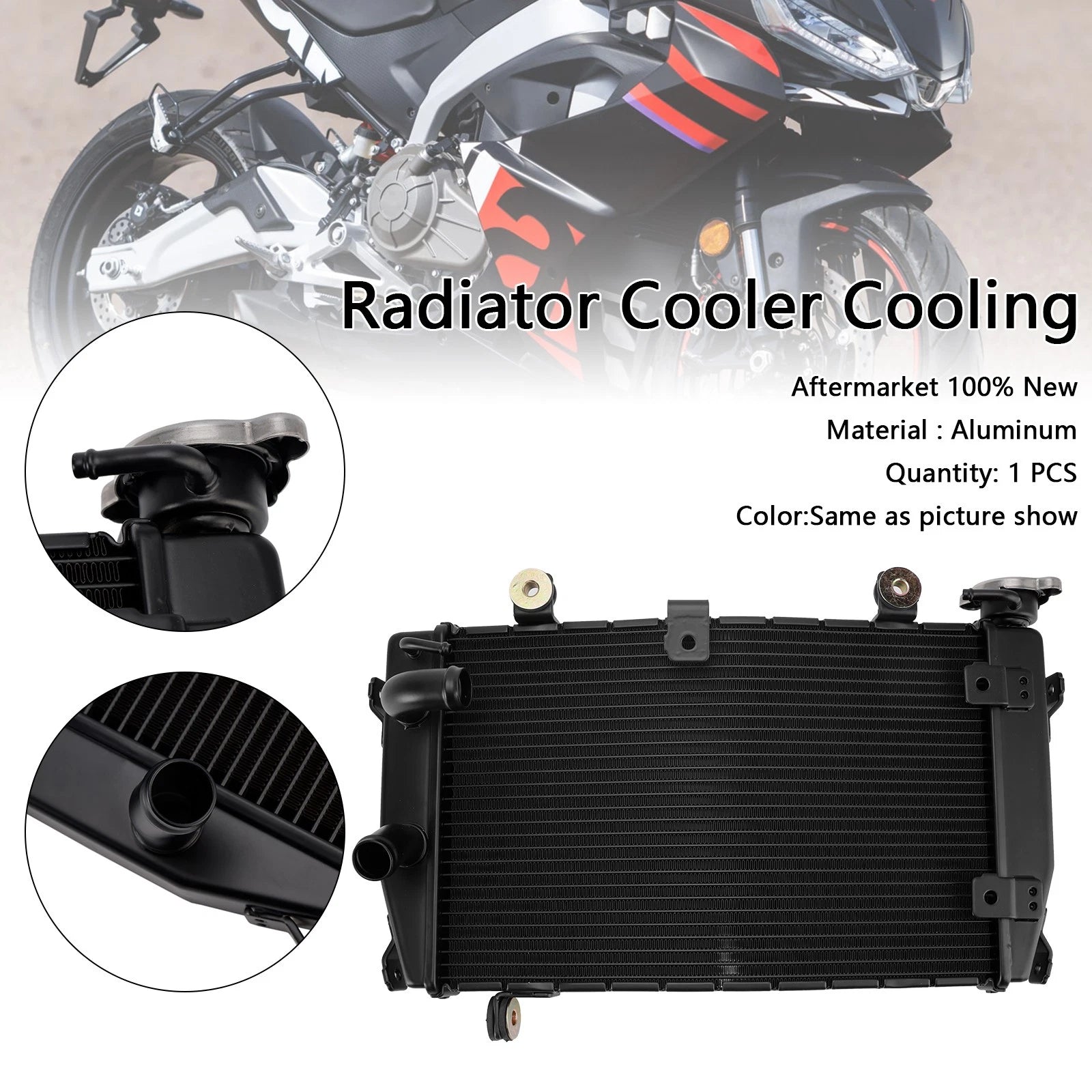 Radiator Cooling Engine Cooler for Aprilia RS457 (2024–2025)