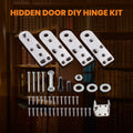 Pivot Hinge Kit with Support Foot for Hidden Bookcase / Secret Door