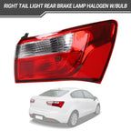Tail Light for Kia Rio (2012–2017) Halogen Passenger Side
