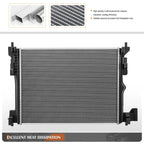 Aluminum Core Cooling Radiator DPI-13623 for Cadillac CT6 (2016–2020)