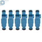 Set of 6 Upgrade Fuel Injectors for Jeep Liberty Dodge Ram 1500 (2002–2003)