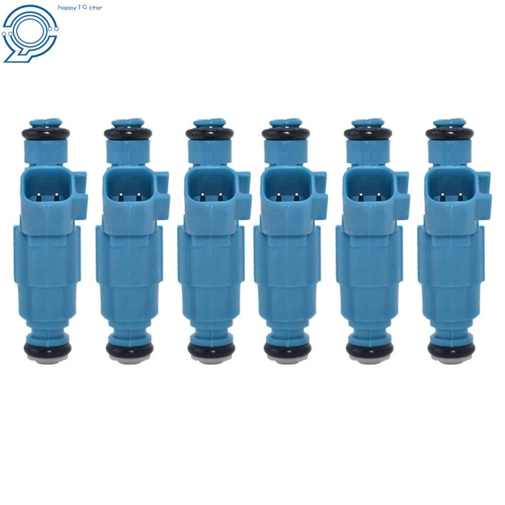 Set of 6 Upgrade Fuel Injectors for Jeep Liberty Dodge Ram 1500 (2002–2003)