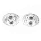 Set of 2 Powerstop Brake Discs for Audi A4 Quattro (2002–2005)
