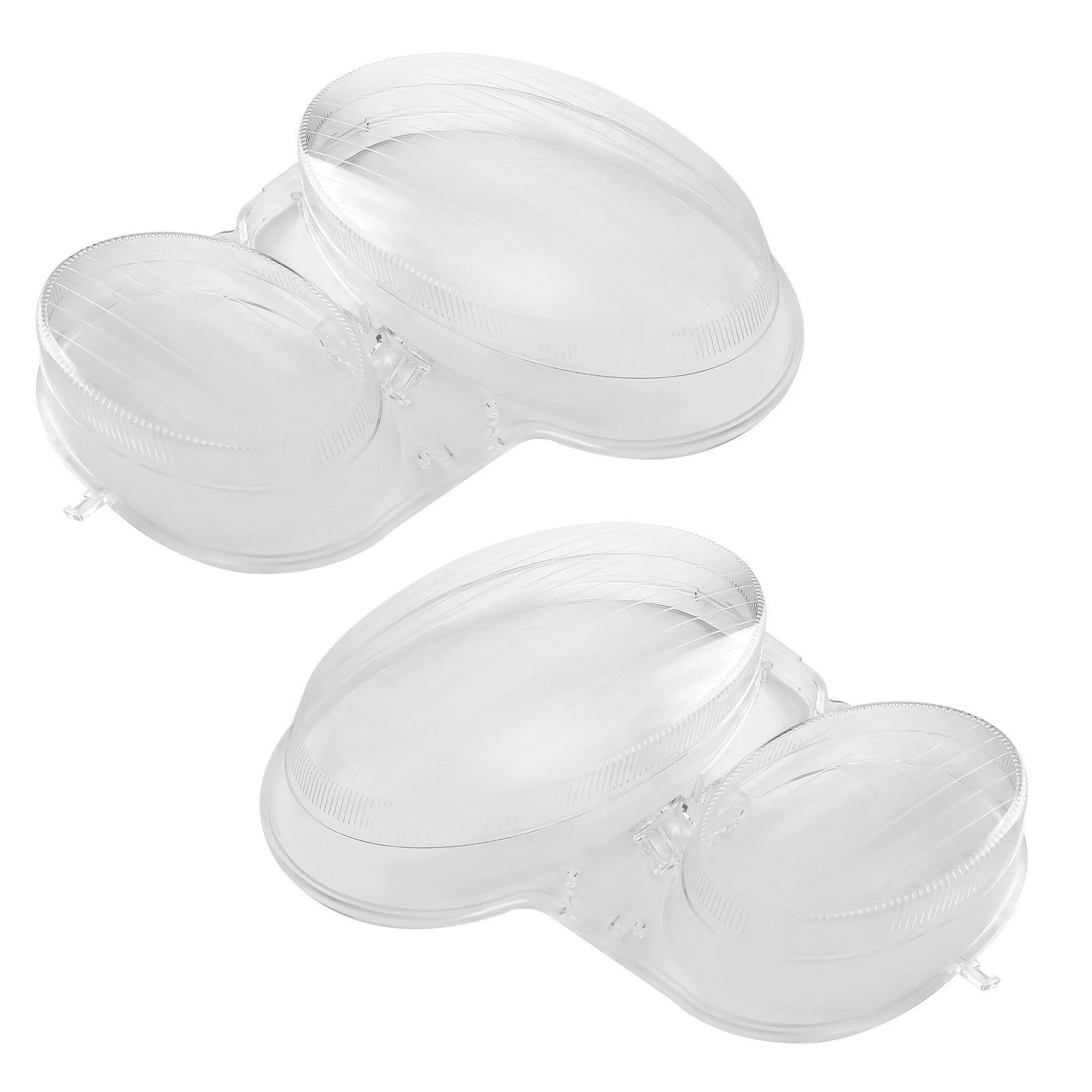 Set of 2 Headlight Lens Covers for Mercedes-Benz E320 E430 (1996)
